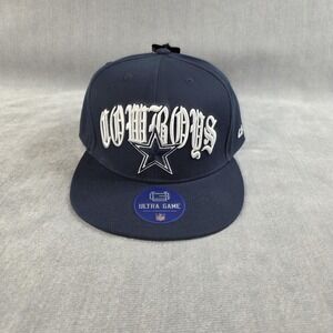 Dallas Cowboys Old English Football Ultra Game Navy/white Snapback Hat One size